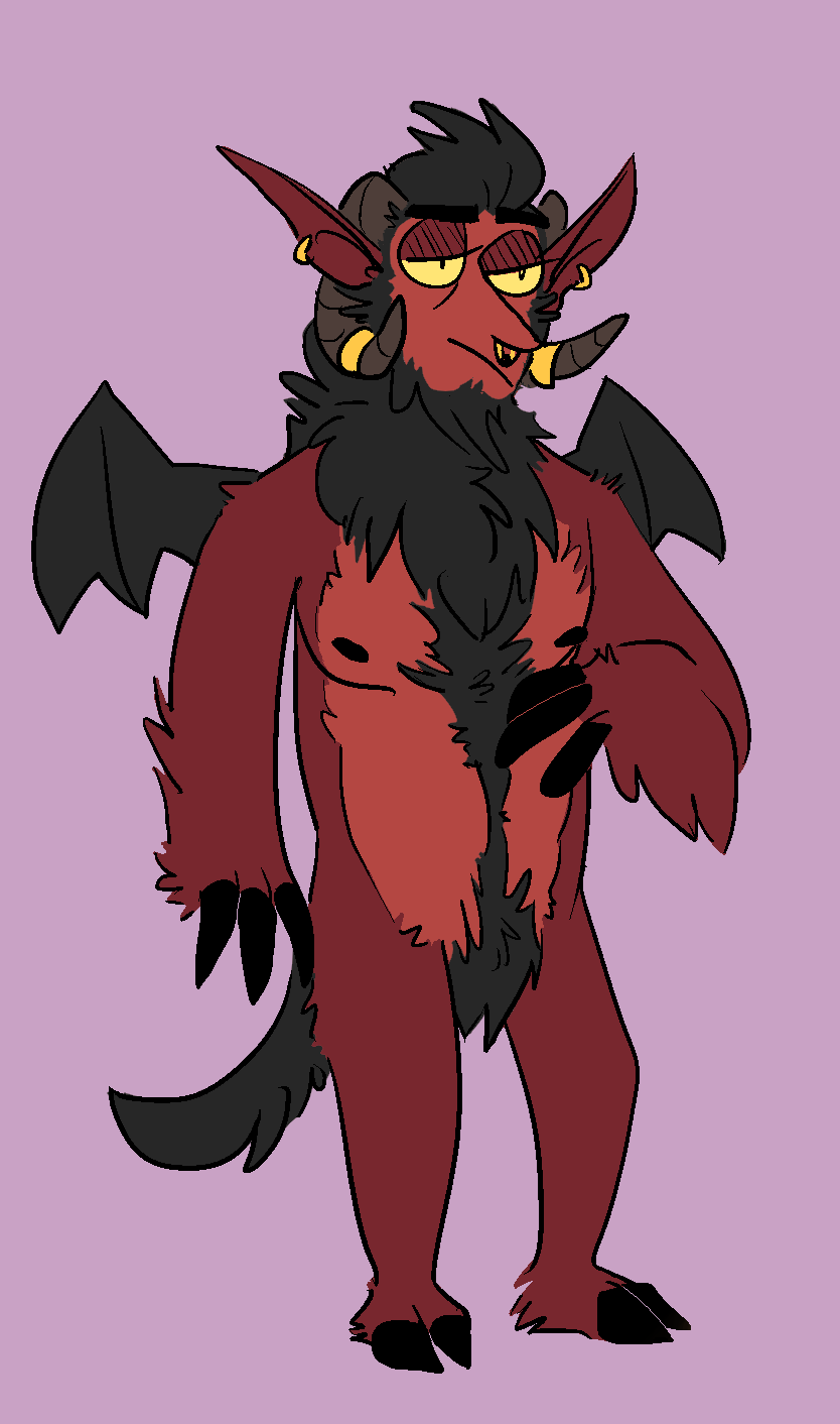 Translating Azrael's design from a neopet into an original concept.<br> I may tweak the colors in the future.