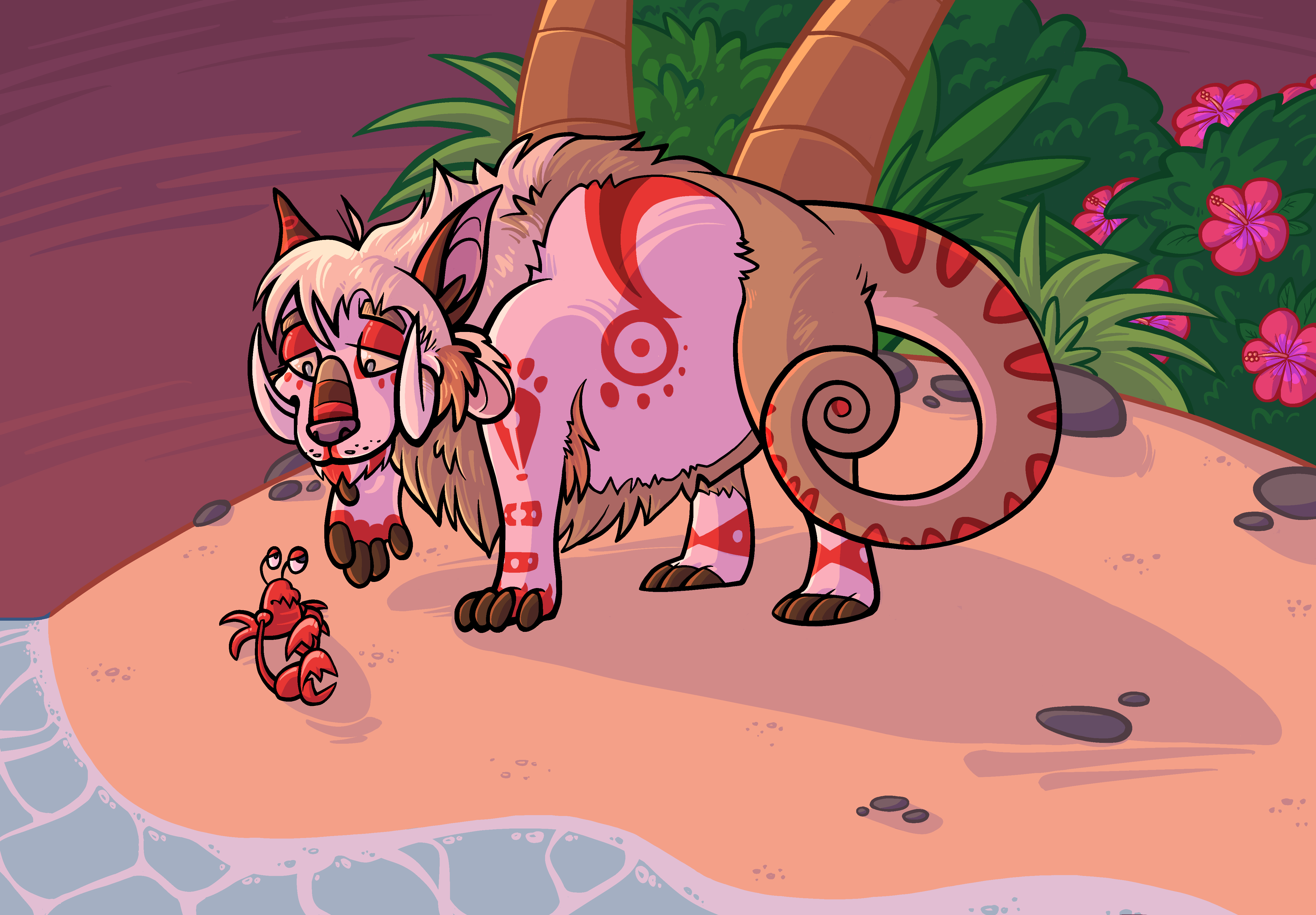Art fight attack on my friend Tiki