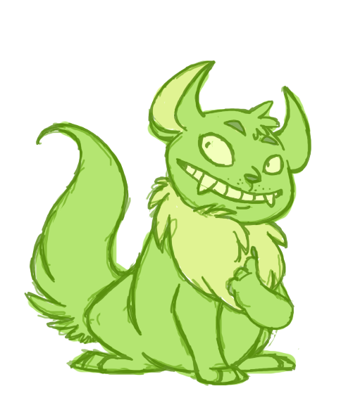 This may shock and surprise you, but I drew a neopet.