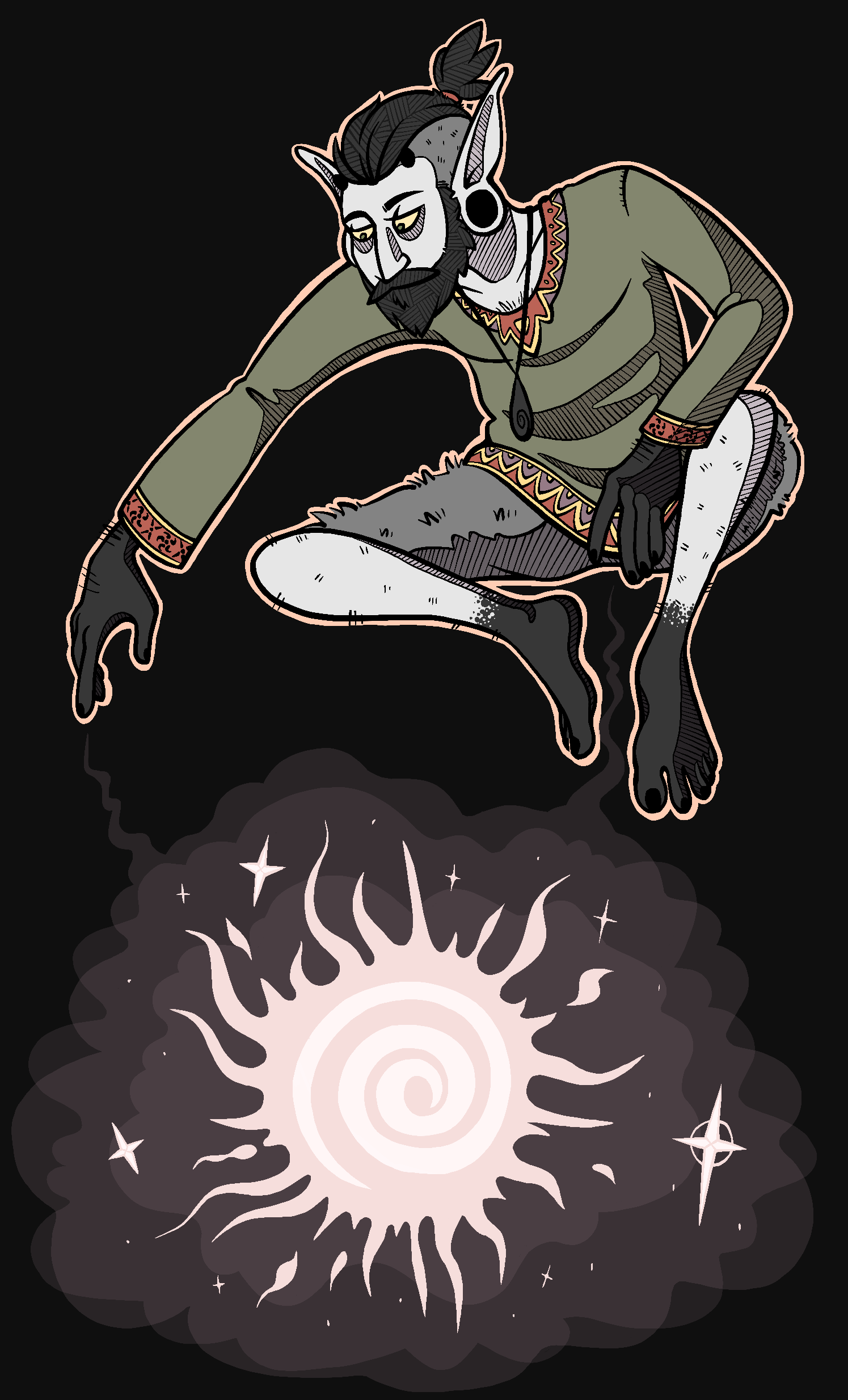 Yevekai and his wacky cosmic visions. I wonder what that's all about?