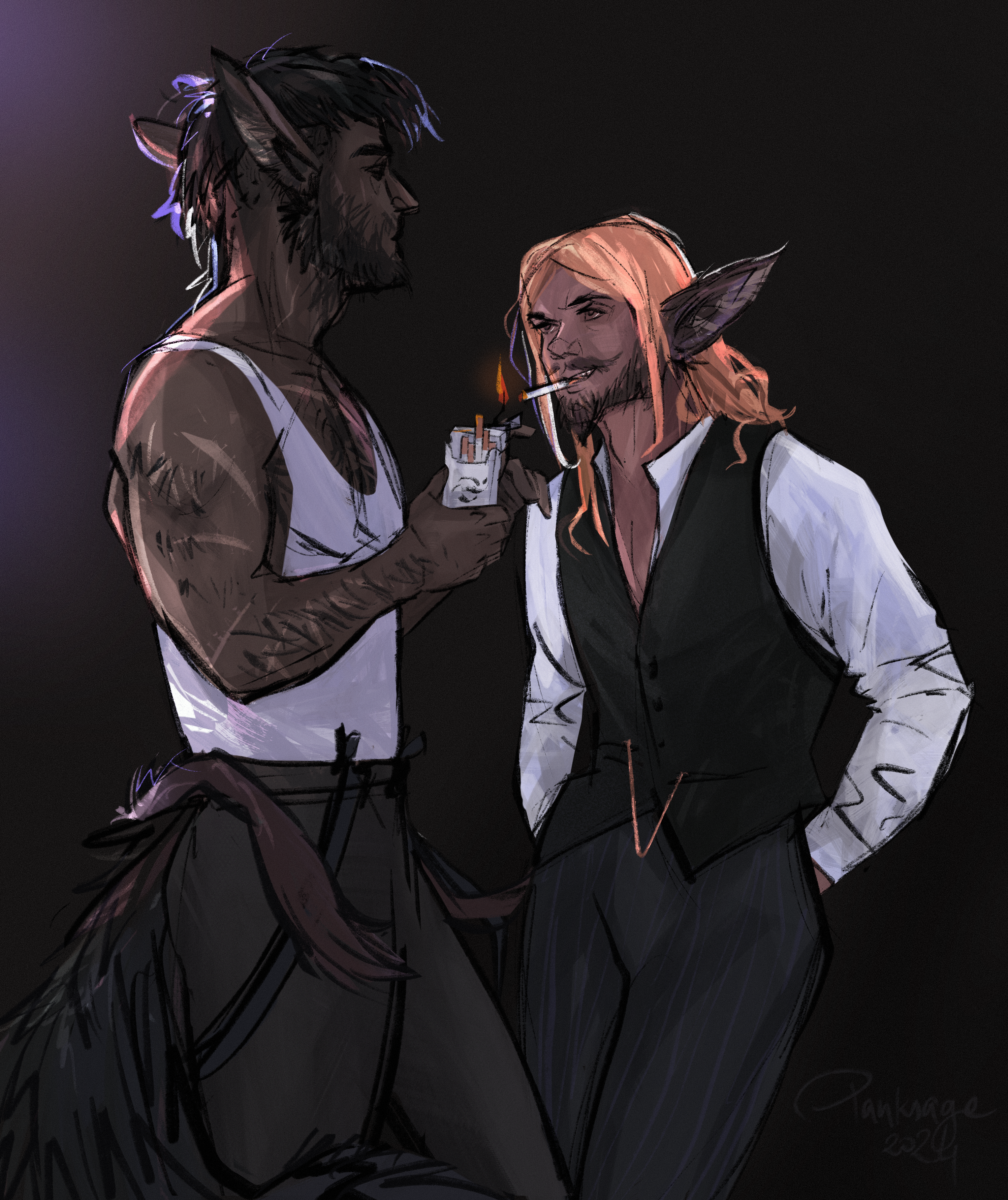 Anzo and Huxley by Panksage on tumblr