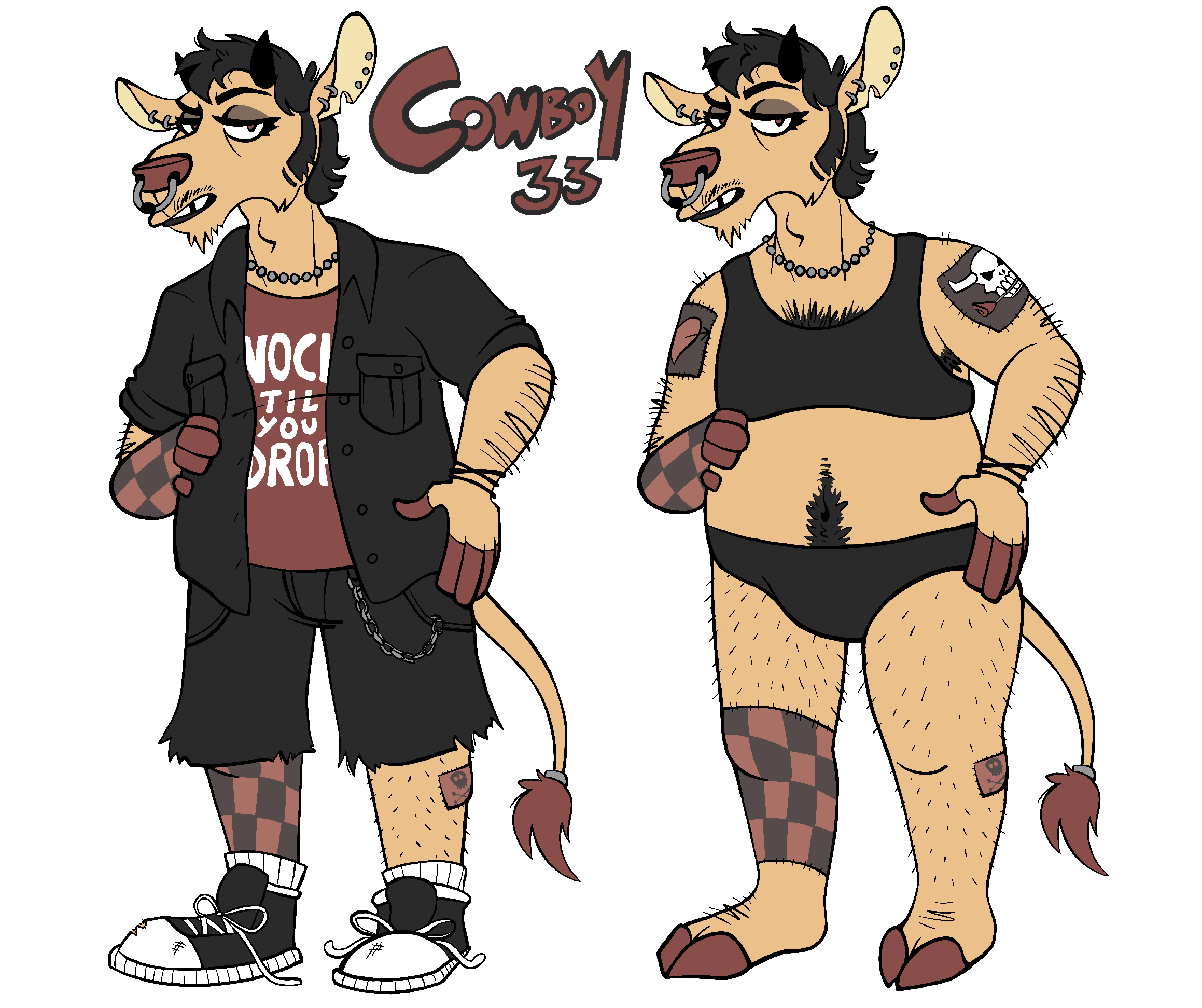 Ref sheet for a mid-00s inspired neopet